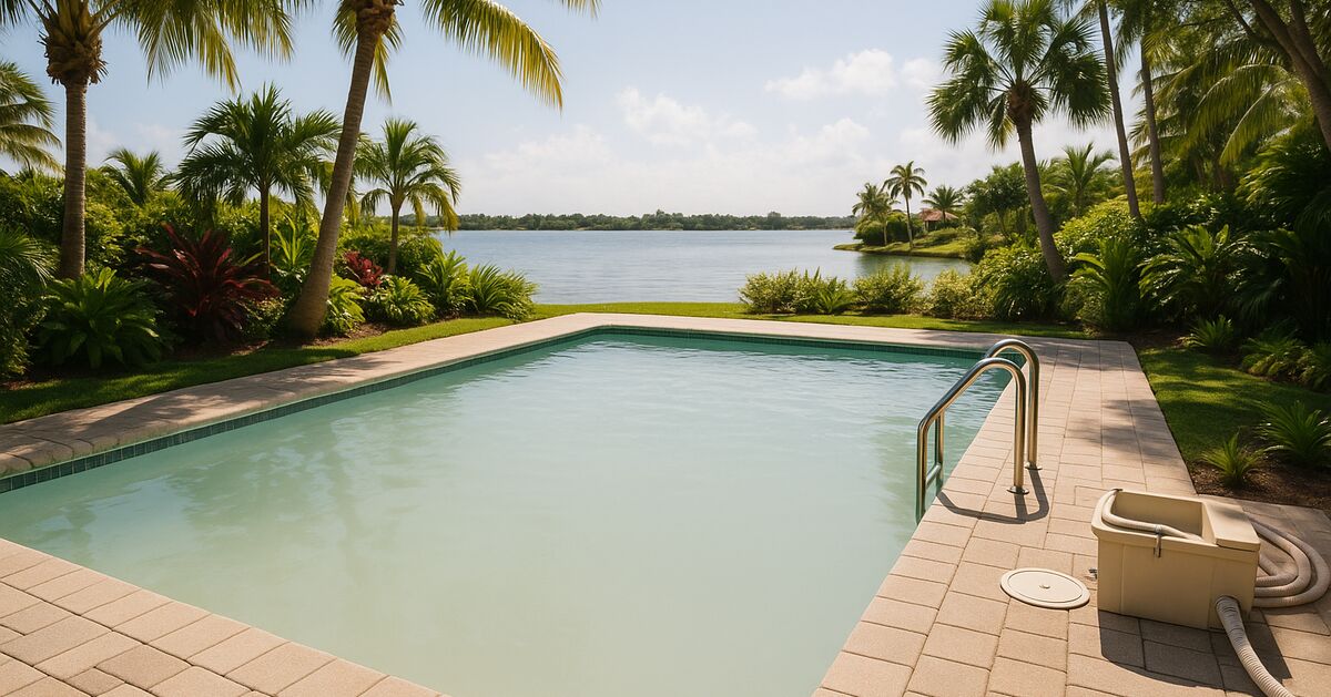 Cloudy pool water on the barrier islands: causes and fixes