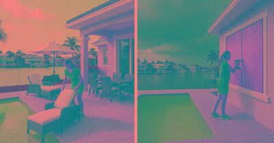 Hurricane Season Pool Prep for a Waterfront Home - Before the Storm and After