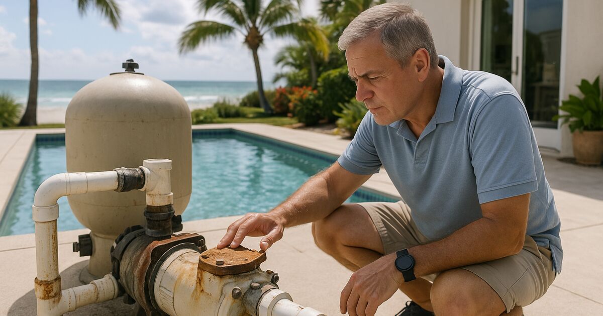 Why Salt Air Off the Gulf Wears Out Pool Equipment Faster on Longboat Key - And How to Catch It Early