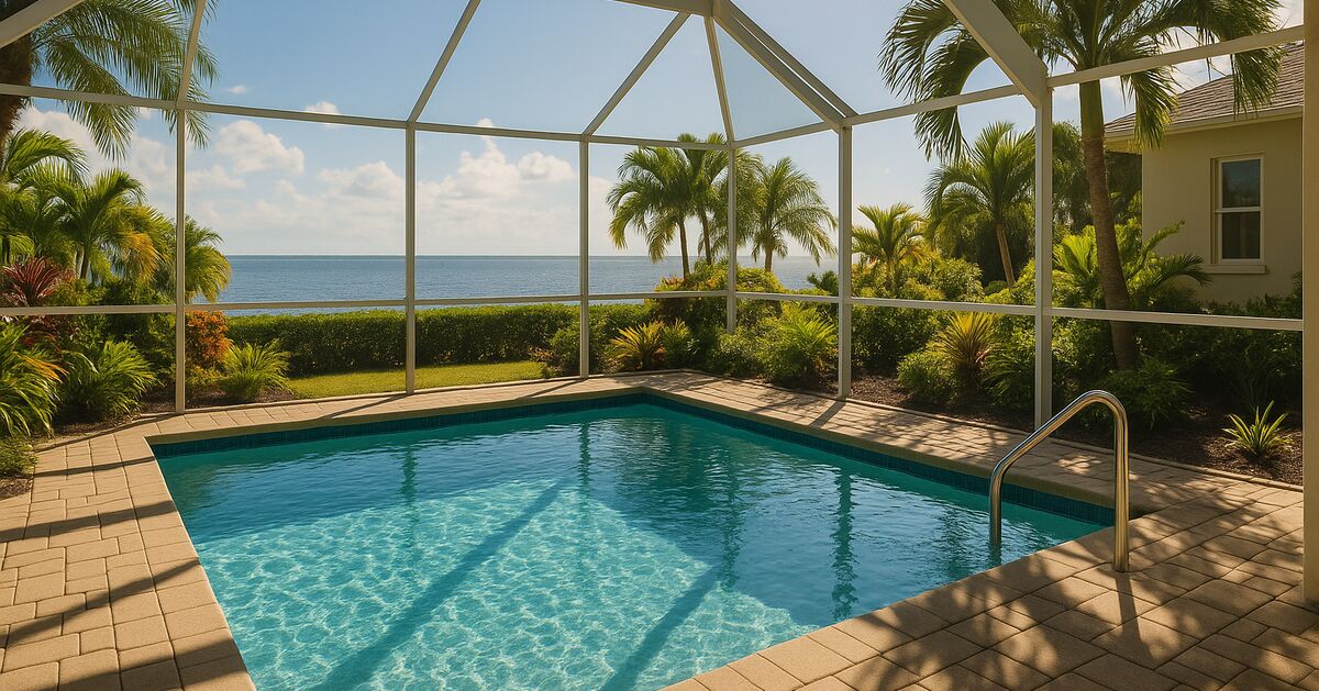 Why your pool screen enclosure matters for water chemistry - and what to do without one